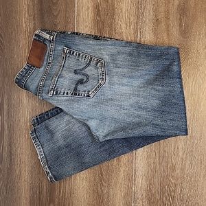 AG Adriano Goldschmied The Graduate Tailored Leg Blue Jeans Measures 33x29.5